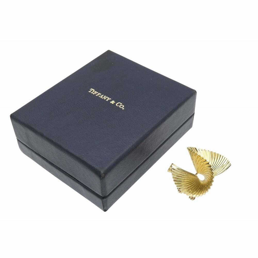 TIFFANY Authentic Gold Brooch - Picture 3 of 9